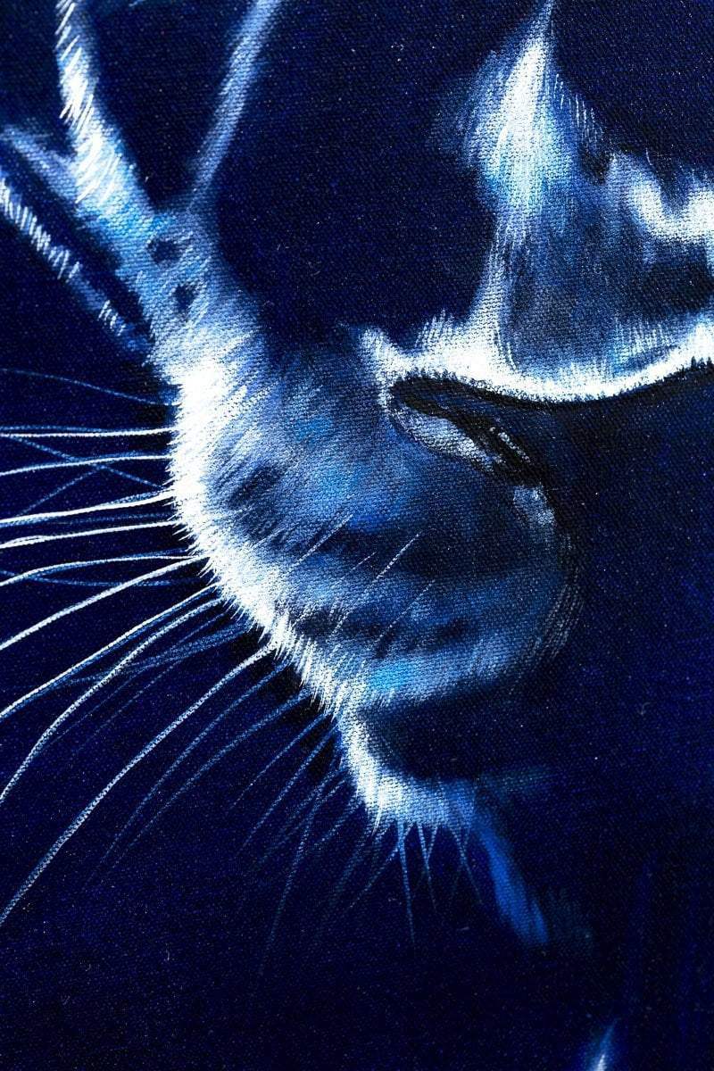 Sapphire - Original - SOLD by artist Faye Nasser Joley - Wyecliffe Galleries