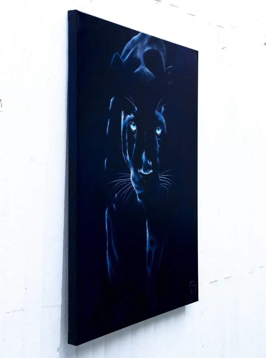 Sapphire - Original - SOLD by artist Faye Nasser Joley - Wyecliffe Galleries