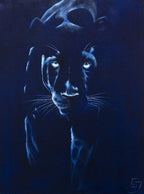 Sapphire - Original - SOLD by artist Faye Nasser Joley - Wyecliffe Galleries