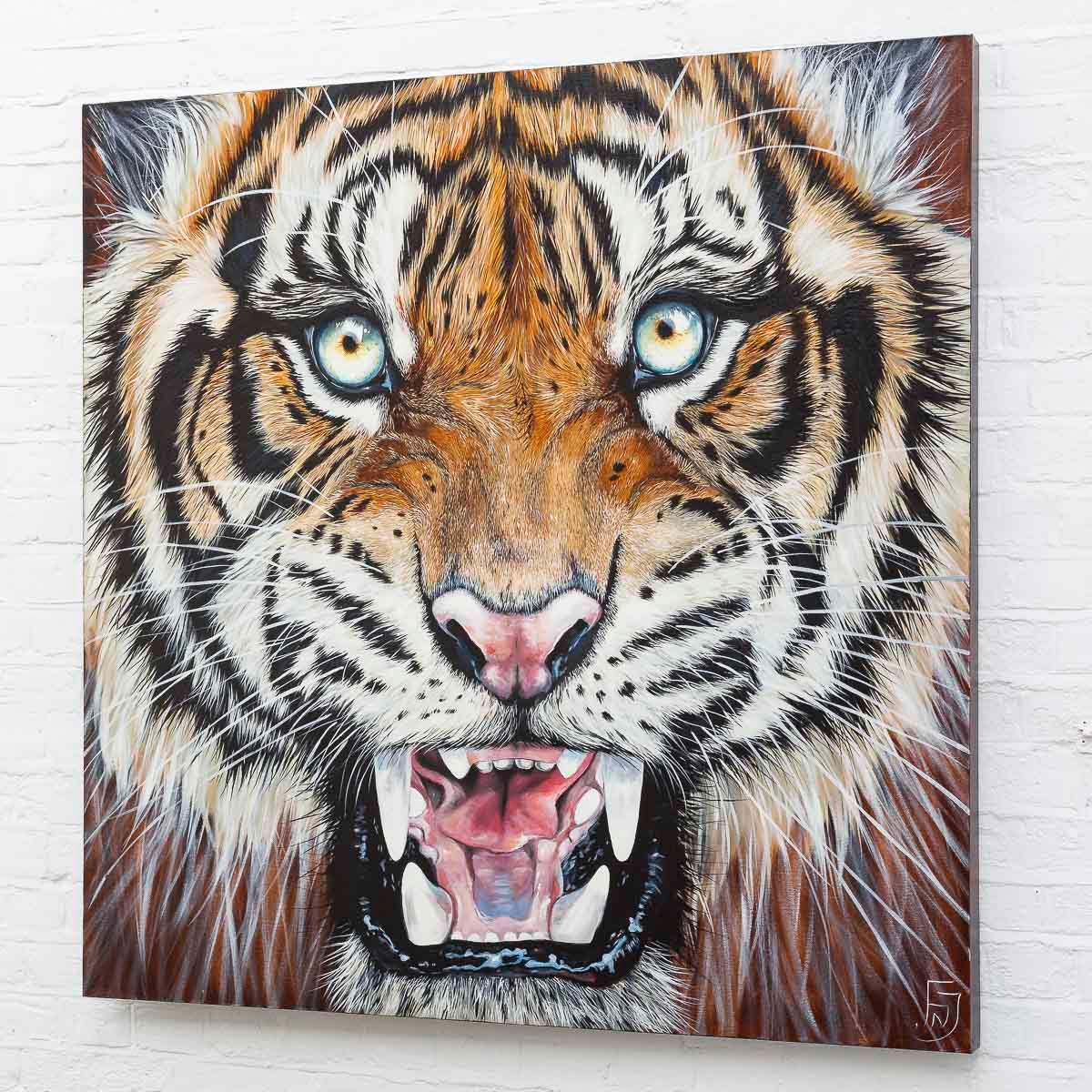 Shah - Original by artist Faye Nasser-Joley - Wyecliffe Galleries