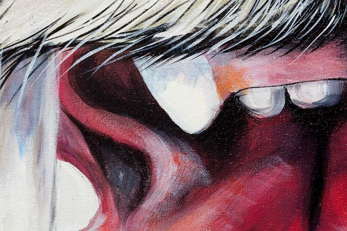 Shah - Original by artist Faye Nasser-Joley - Wyecliffe Galleries