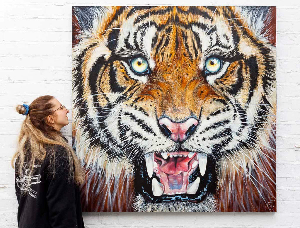 Shah - Original by artist Faye Nasser-Joley - Wyecliffe Galleries