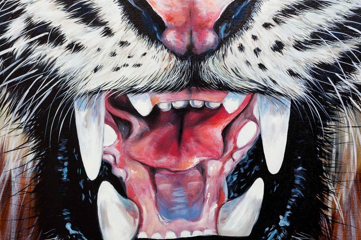 Shah - Original by artist Faye Nasser-Joley - Wyecliffe Galleries