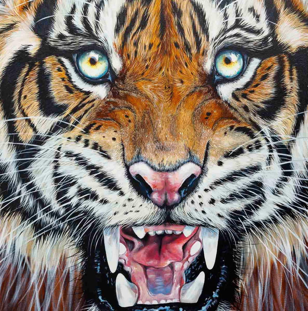 Shah - Original by artist Faye Nasser-Joley - Wyecliffe Galleries