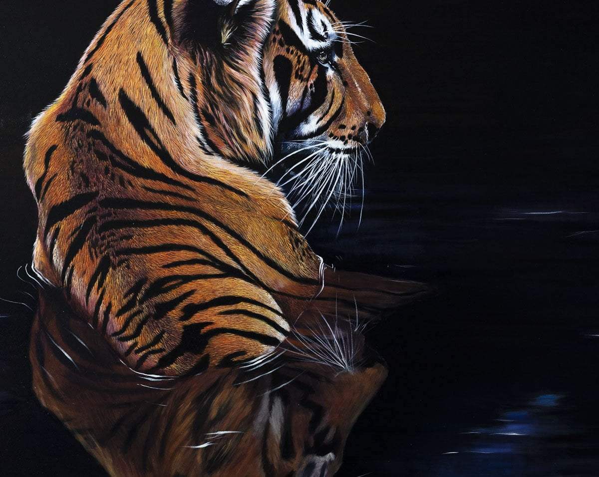 Shangri-La - Original by artist Faye Nasser-Joley - Wyecliffe Galleries