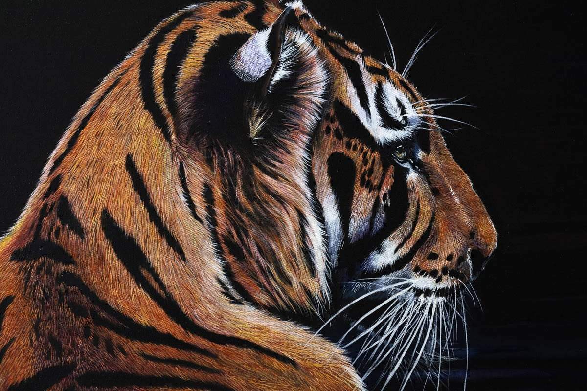 Shangri-La - Original by artist Faye Nasser-Joley - Wyecliffe Galleries