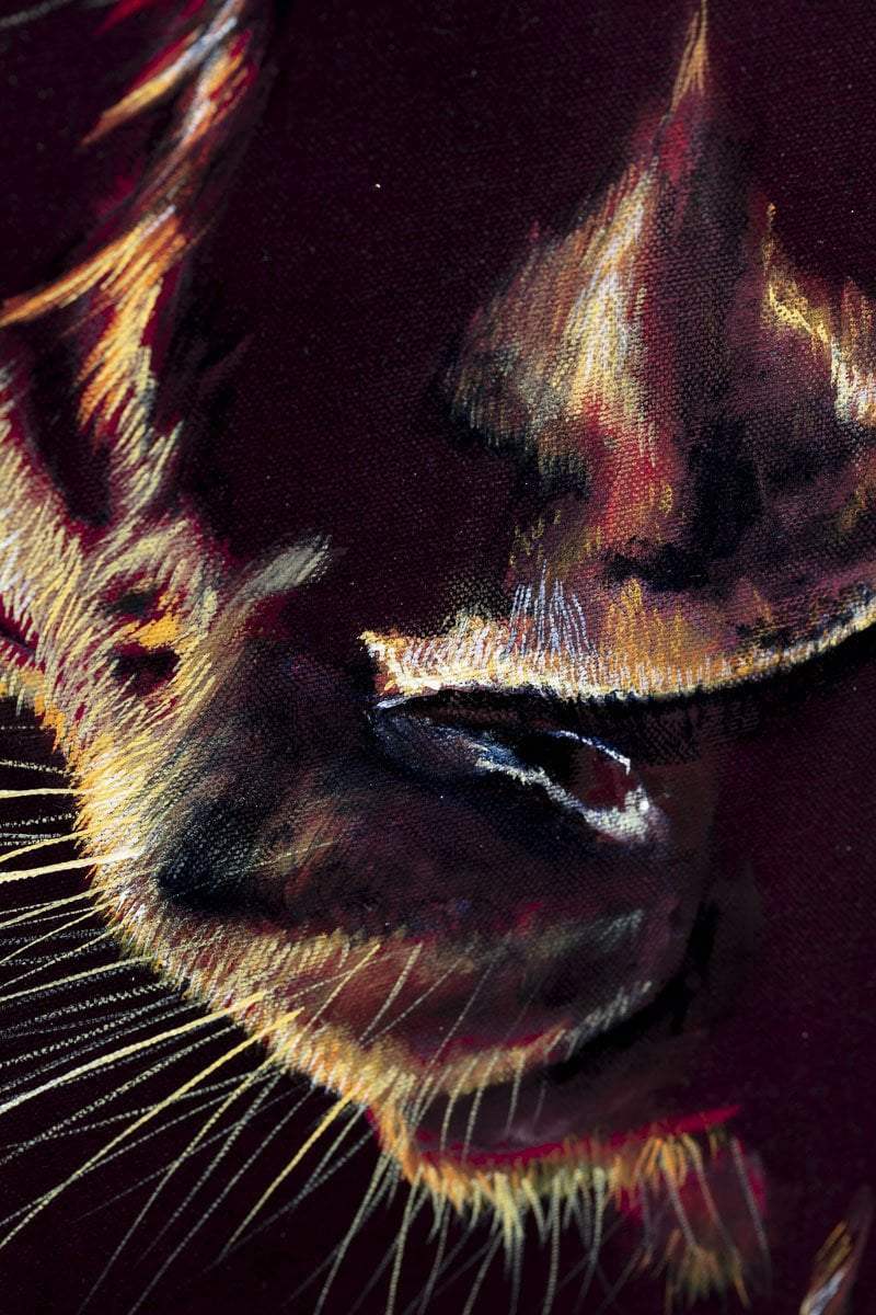 Spessartite - Original - SOLD by artist Faye Nasser Joley - Wyecliffe Galleries