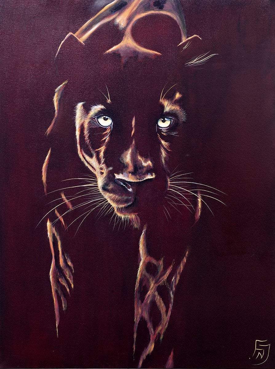 Spessartite - Original - SOLD by artist Faye Nasser Joley - Wyecliffe Galleries