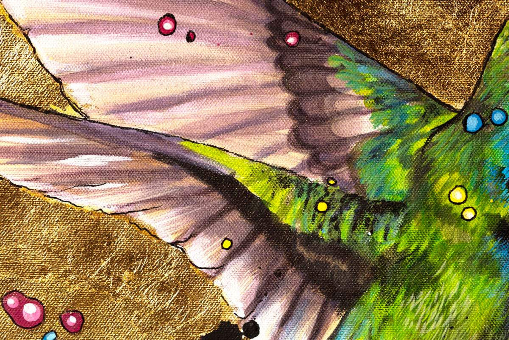 Starburst - Original by artist Faye Nasser-Joley - Wyecliffe Galleries