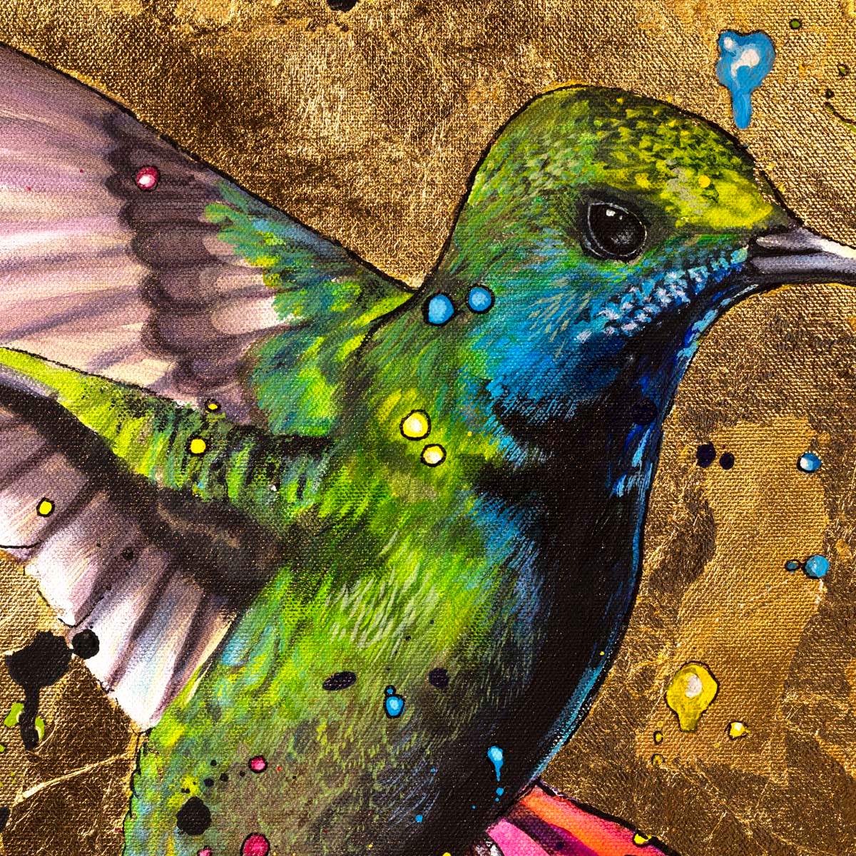 Starburst - Original by artist Faye Nasser-Joley - Wyecliffe Galleries