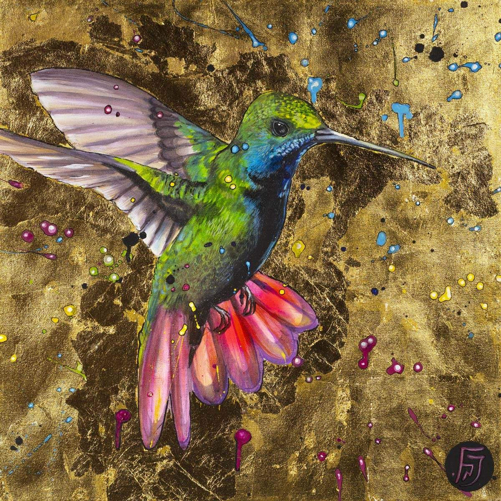 Starburst - Original by artist Faye Nasser-Joley - Wyecliffe Galleries