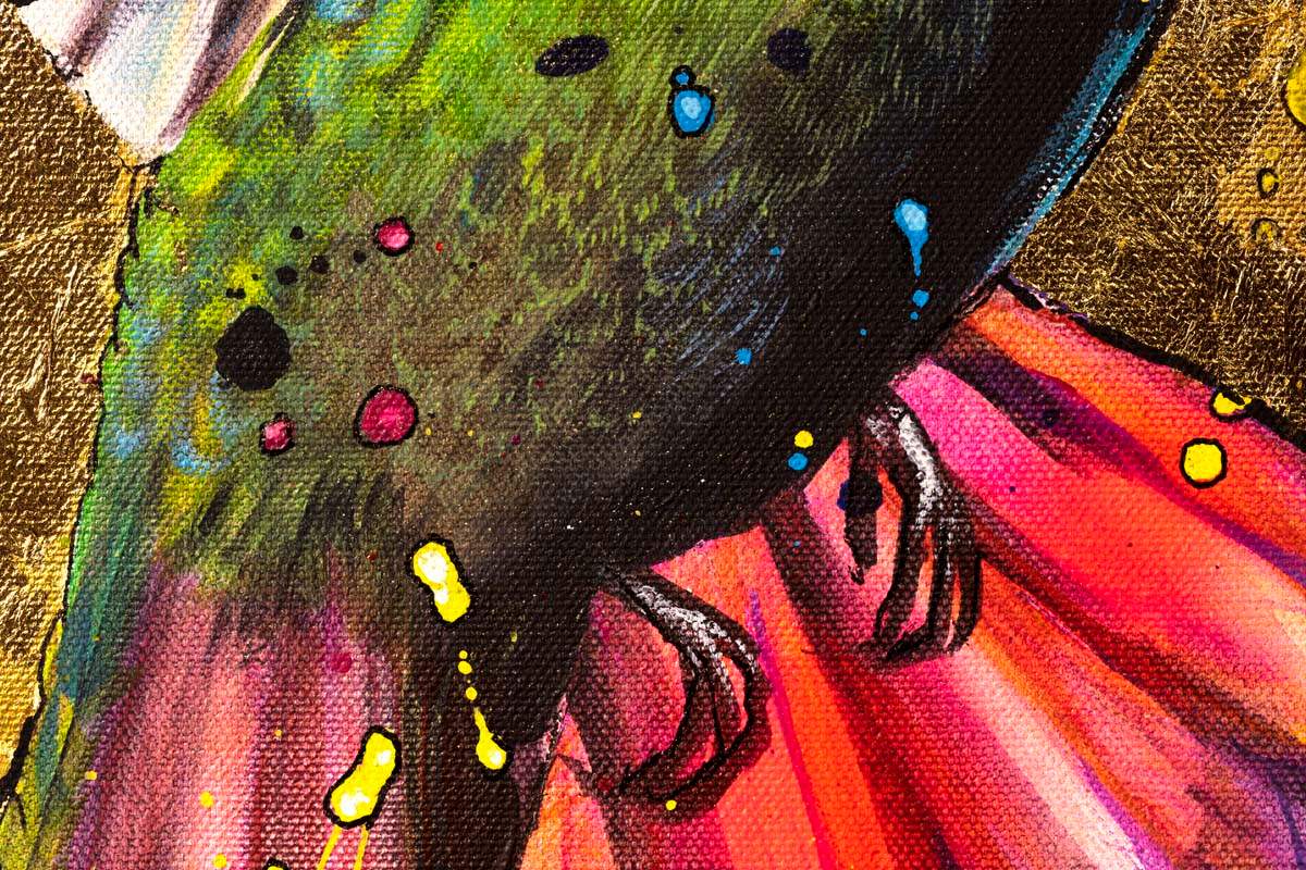 Starburst - Original by artist Faye Nasser-Joley - Wyecliffe Galleries