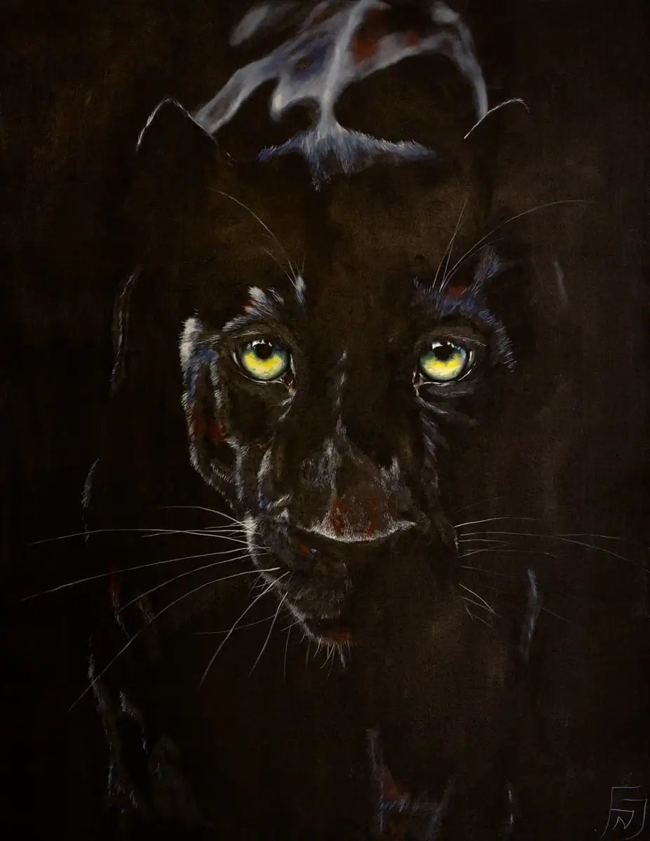 The Hunter - SOLD by artist Faye Nasser-Joley - Wyecliffe Galleries