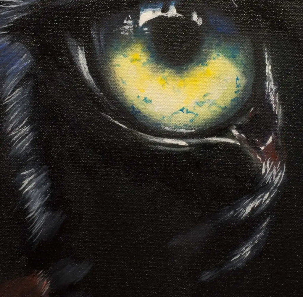 The Hunter - SOLD by artist Faye Nasser-Joley - Wyecliffe Galleries