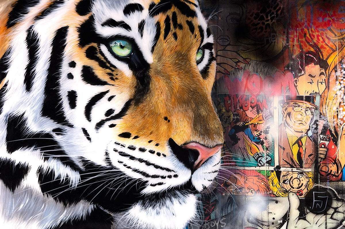 The Watchman - Original by artist Faye Nasser-Joley - Wyecliffe Galleries