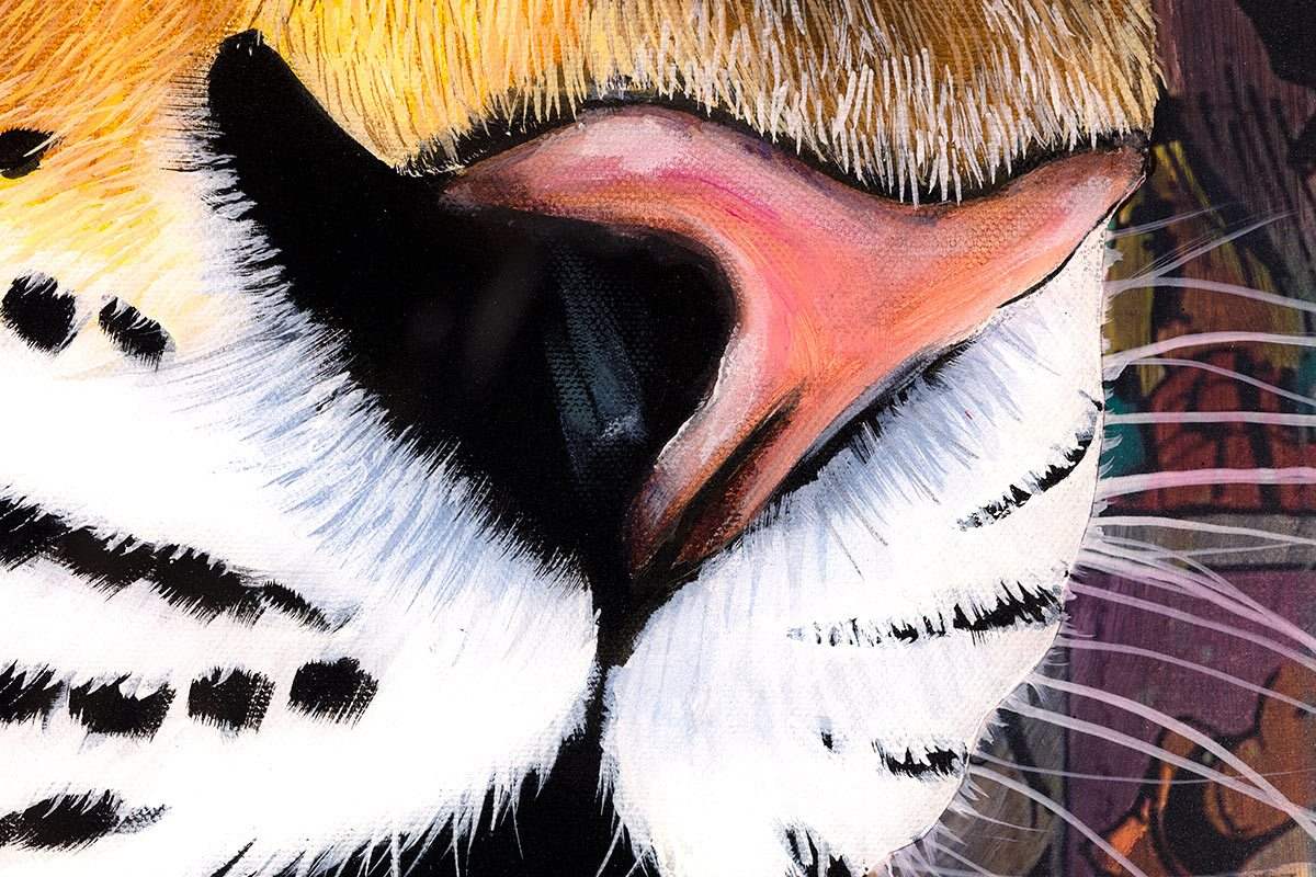The Watchman - Original by artist Faye Nasser-Joley - Wyecliffe Galleries