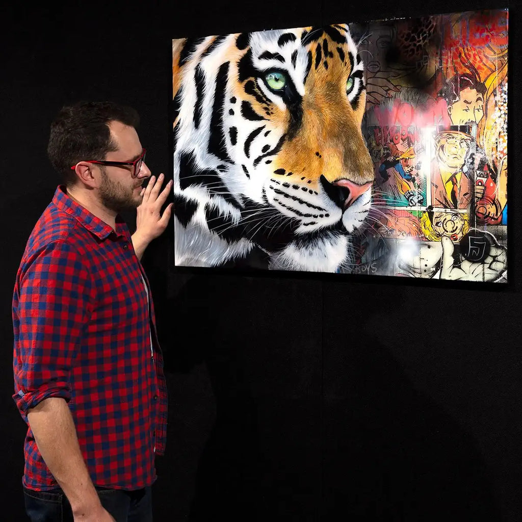 The Watchman - Original by artist Faye Nasser-Joley - Wyecliffe Galleries