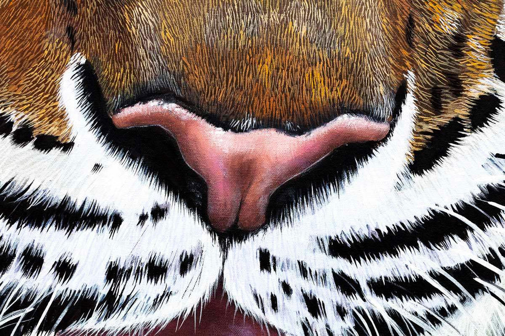Tiger Kaito - Original by artist Faye Nasser Joley - Wyecliffe Galleries