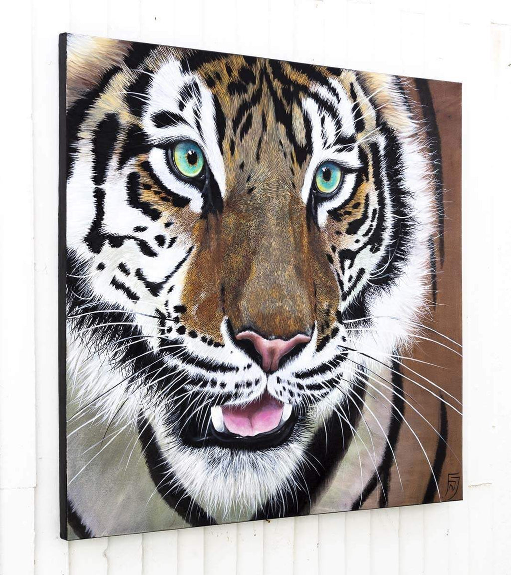 Tiger Kaito - Original by artist Faye Nasser Joley - Wyecliffe Galleries