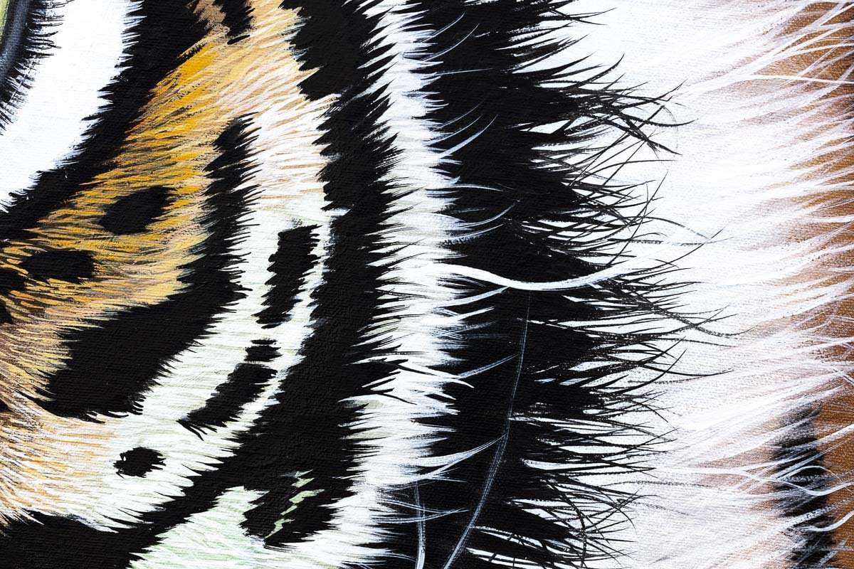 Tiger Kaito - Original by artist Faye Nasser Joley - Wyecliffe Galleries