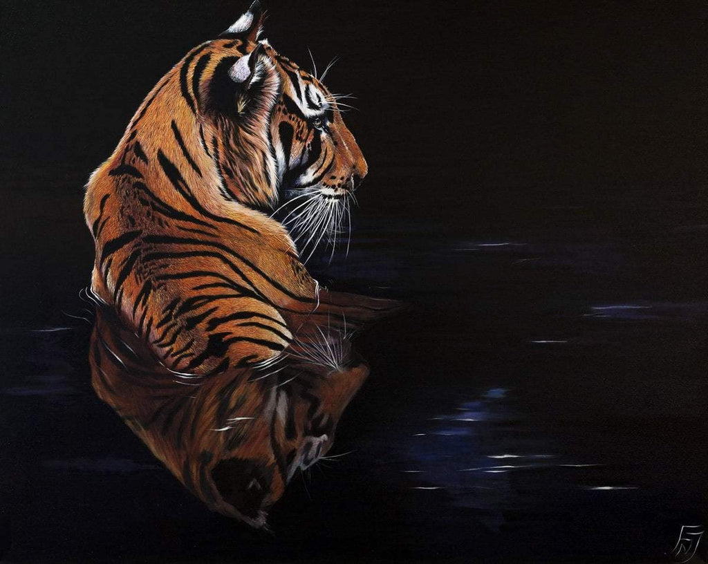 Shangri-La - Original by artist Faye Nasser-Joley - Wyecliffe Galleries