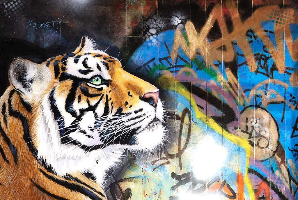 Urban Legend - SOLD by artist Faye Nasser Joley - Wyecliffe Galleries