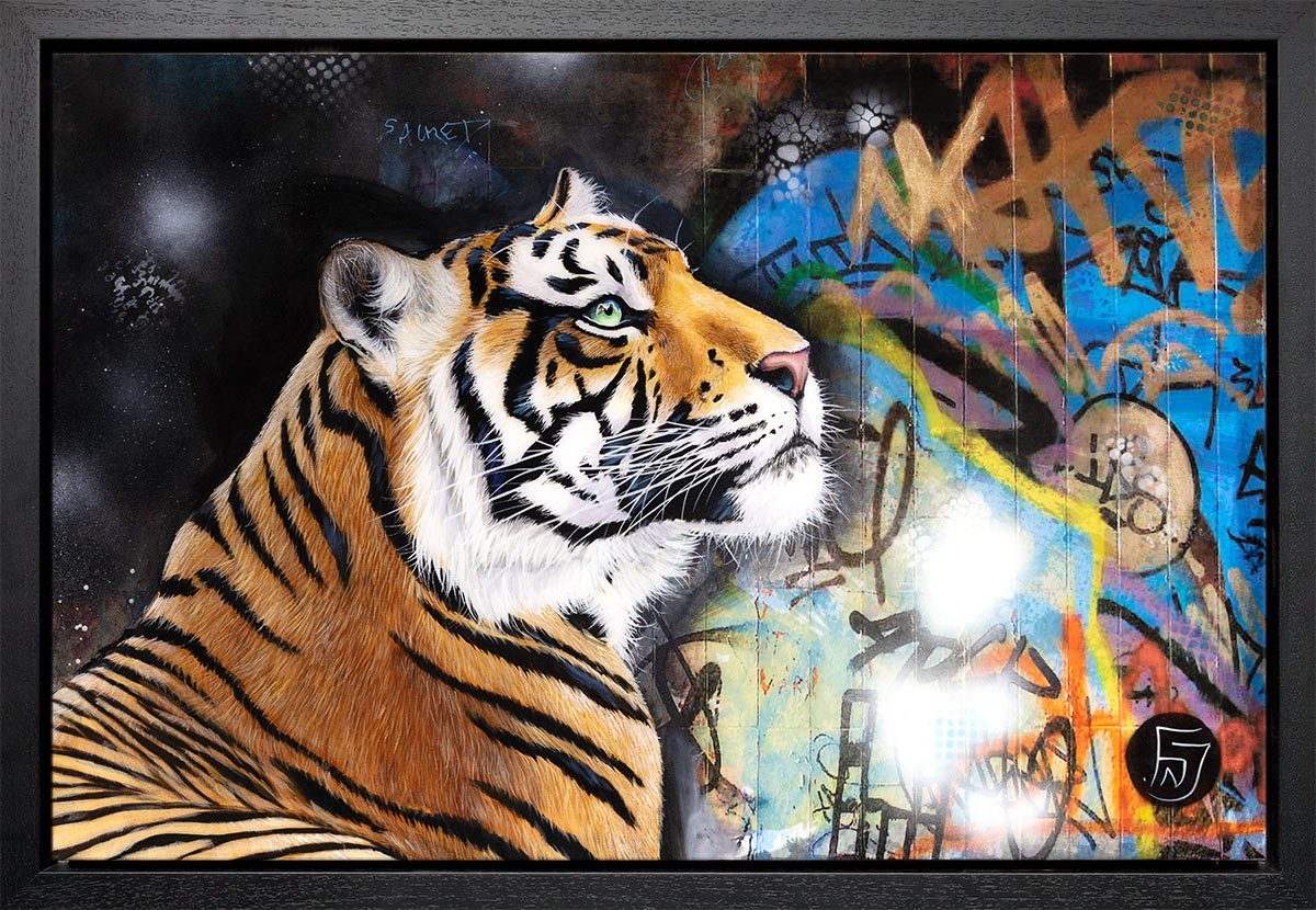 Urban Legend - SOLD by artist Faye Nasser Joley - Wyecliffe Galleries