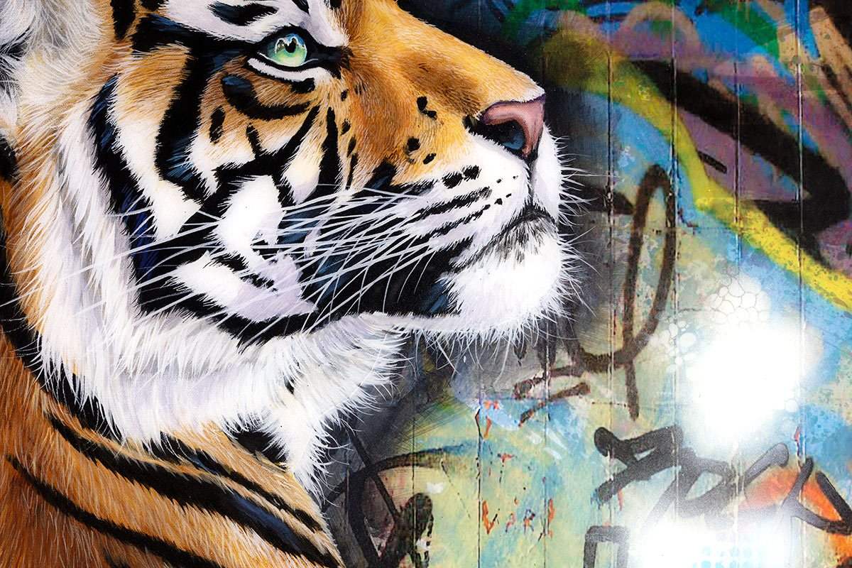 Urban Legend - SOLD by artist Faye Nasser Joley - Wyecliffe Galleries