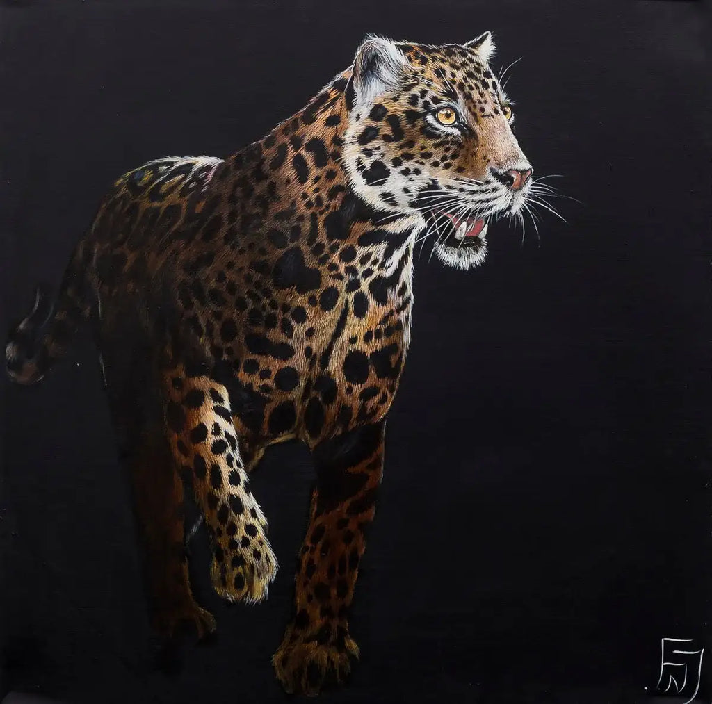 Yaguara - Original by artist Faye Nasser-Joley - Wyecliffe Galleries