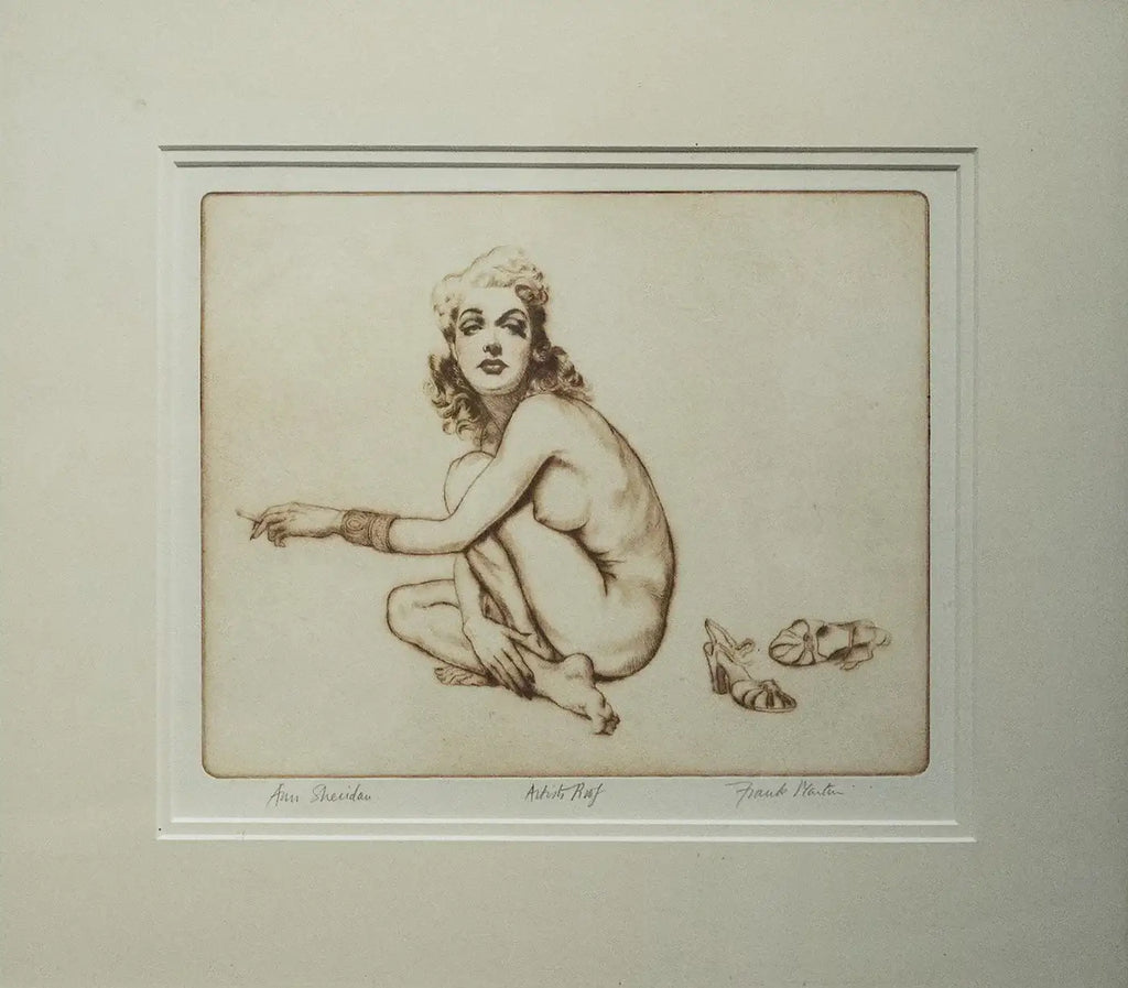 Ann Sheridan - SOLD by artist Frank Martin - Wyecliffe Galleries