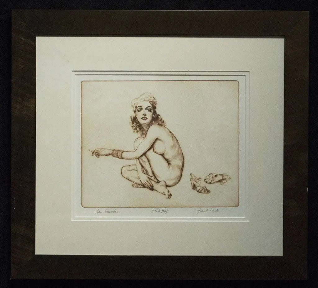 Ann Sheridan - SOLD by artist Frank Martin - Wyecliffe Galleries