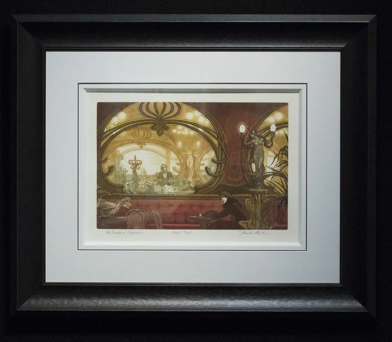 The Brasserie Hoffmann - Sold by artist Frank Martin - Wyecliffe Galleries