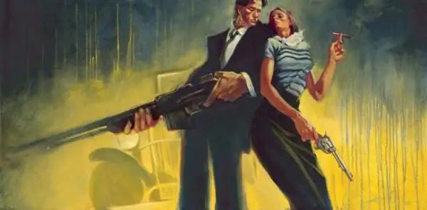 Bonnie and Clyde- SOLD OUT by artist Gabe Leonard - Wyecliffe Galleries