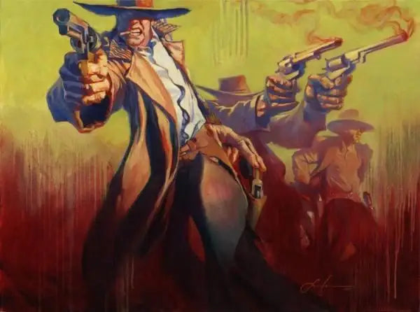 Regulators- SOLD by artist Gabe Leonard - Wyecliffe Galleries