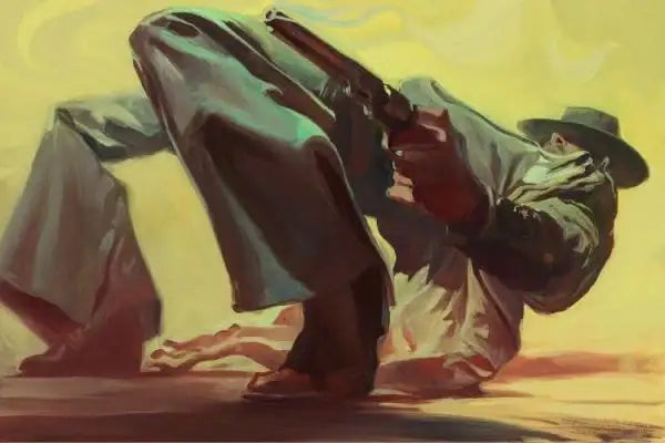 You Only Die Once- SOLD by artist Gabe Leonard - Wyecliffe Galleries