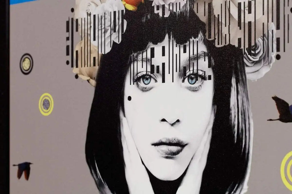 Bulletproof - Electric Blue - Boutique Edition by artist Gareth Tristan Evans - Wyecliffe Galleries