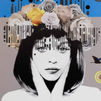 Bulletproof - Electric Blue - Boutique Edition by artist Gareth Tristan Evans - Wyecliffe Galleries