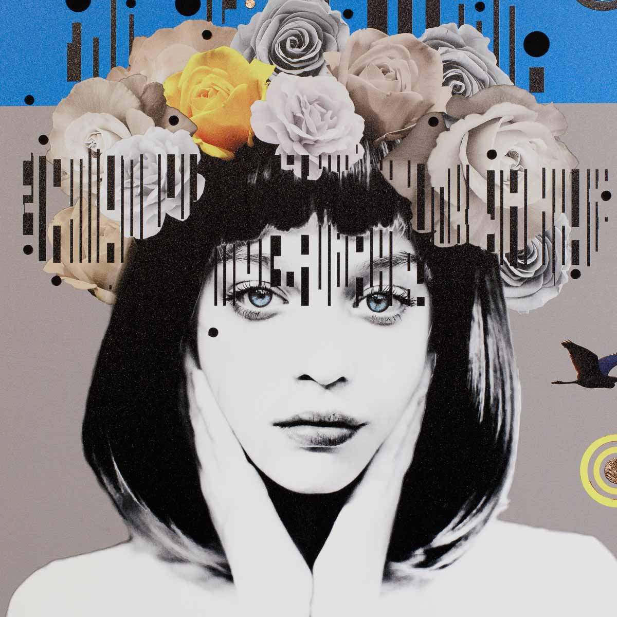 Bulletproof - Electric Blue - Boutique Edition by artist Gareth Tristan Evans - Wyecliffe Galleries