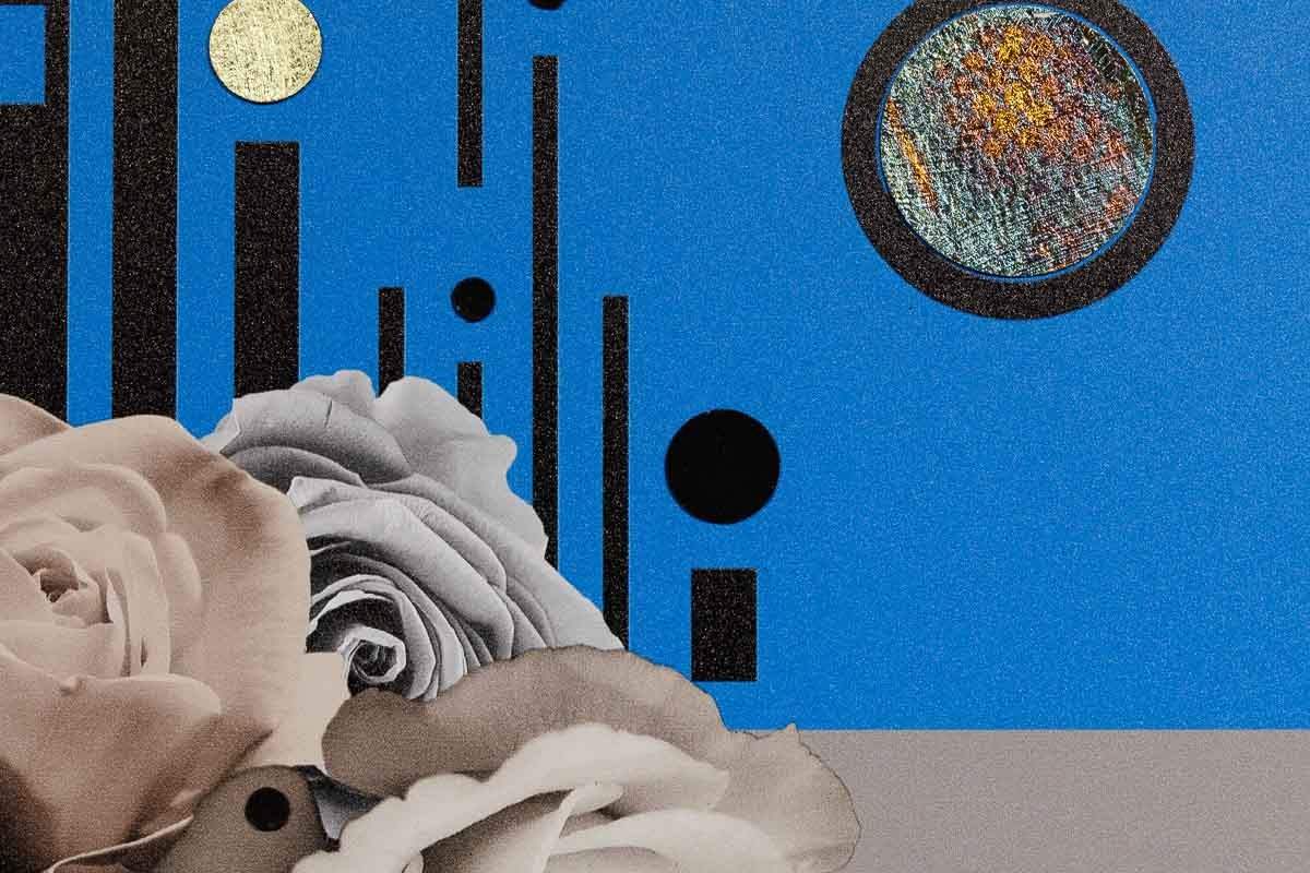 Bulletproof - Electric Blue - Boutique Edition by artist Gareth Tristan Evans - Wyecliffe Galleries