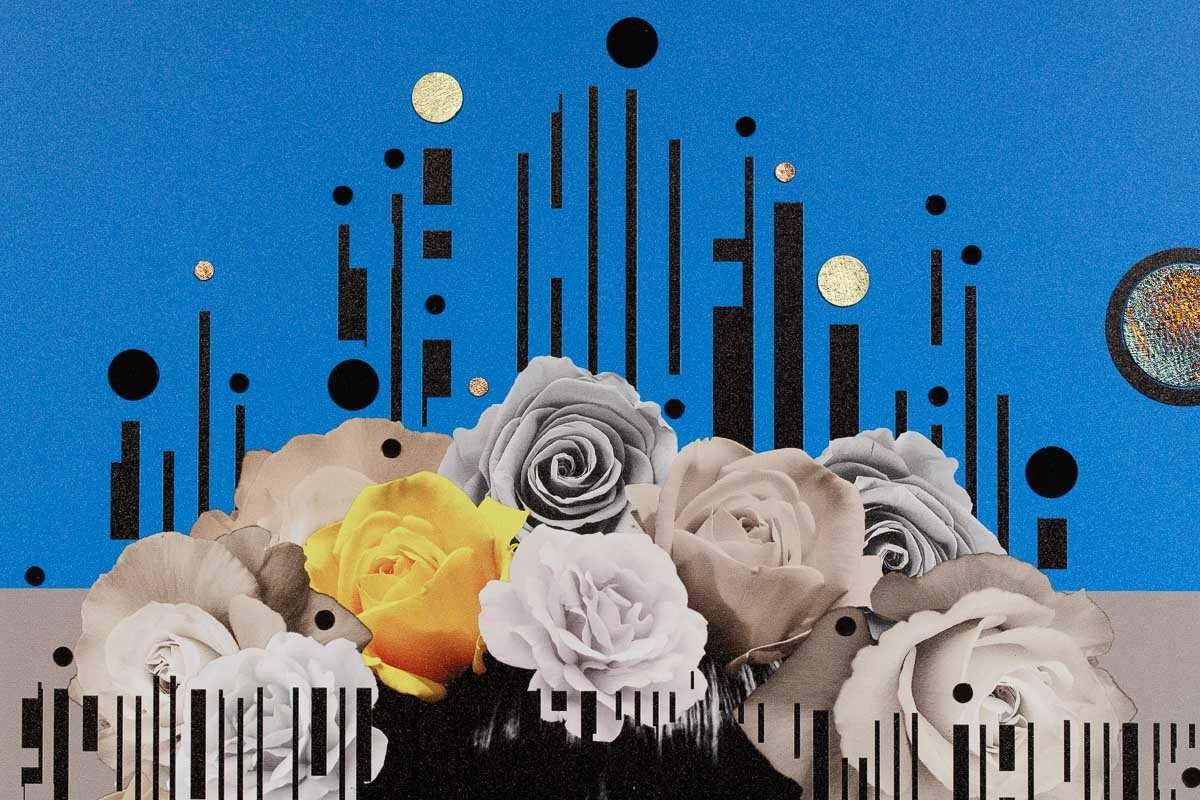 Bulletproof - Electric Blue - Boutique Edition by artist Gareth Tristan Evans - Wyecliffe Galleries