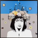 Bulletproof - Electric Blue - Boutique Edition by artist Gareth Tristan Evans - Wyecliffe Galleries