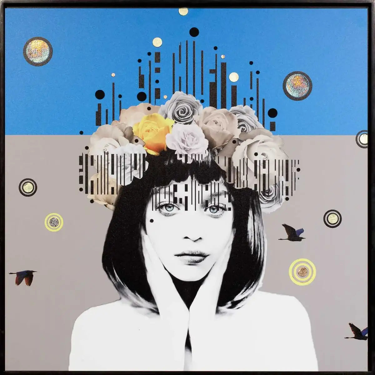 Bulletproof - Electric Blue - Boutique Edition by artist Gareth Tristan Evans - Wyecliffe Galleries