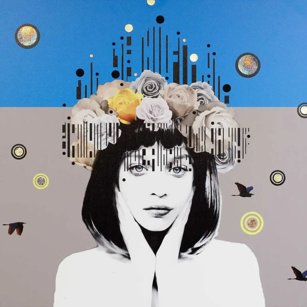 Bulletproof - Electric Blue - Boutique Edition by artist Gareth Tristan Evans - Wyecliffe Galleries