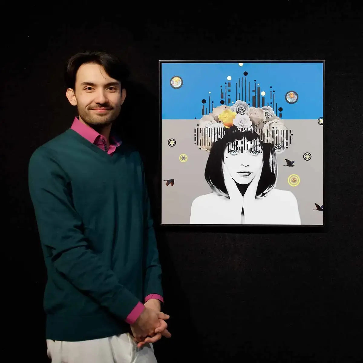 Bulletproof - Electric Blue - Boutique Edition by artist Gareth Tristan Evans - Wyecliffe Galleries