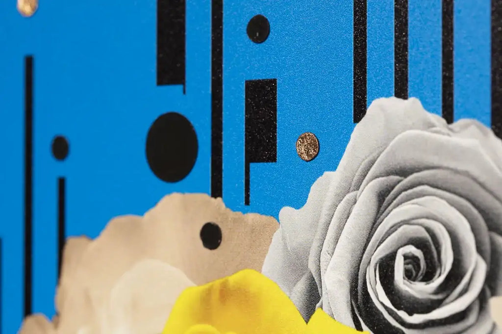 Bulletproof - Electric Blue - Boutique Edition by artist Gareth Tristan Evans - Wyecliffe Galleries