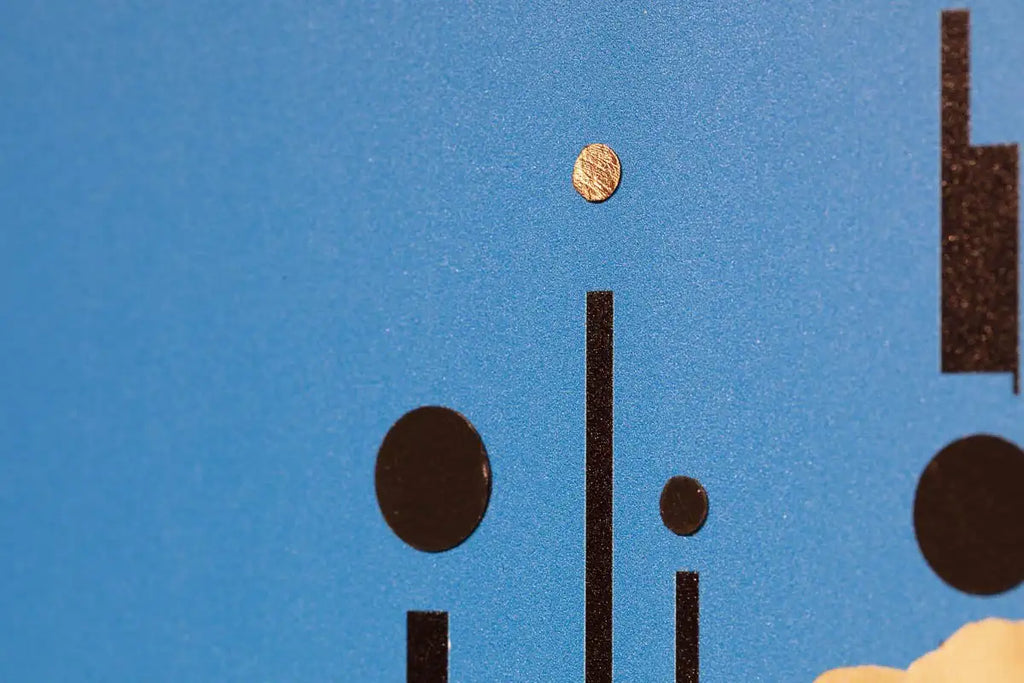 Bulletproof - Electric Blue - Boutique Edition by artist Gareth Tristan Evans - Wyecliffe Galleries