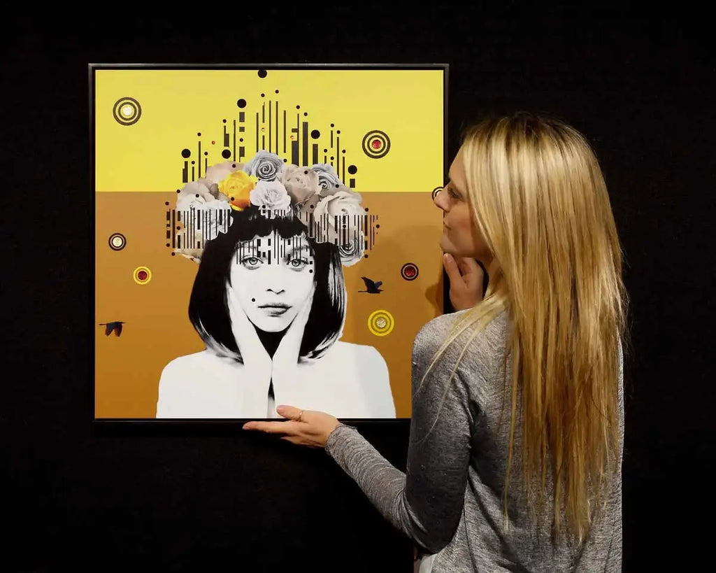 Bulletproof - Mustard and Mocha - Boutique Edition by artist Gareth Tristan Evans - Wyecliffe Galleries