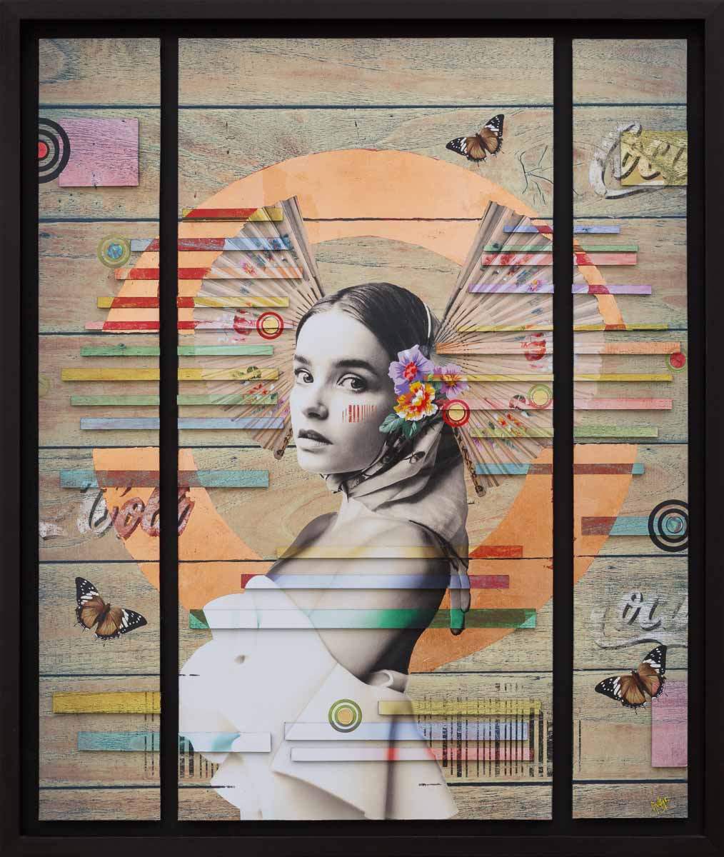 Cola Byobu (Copper) - Edition by artist Gareth Tristan Evans - Wyecliffe Galleries