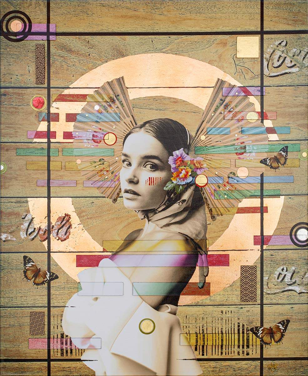 Cola (Copper) - Layered XL - Edition by artist Gareth Tristan Evans - Wyecliffe Galleries