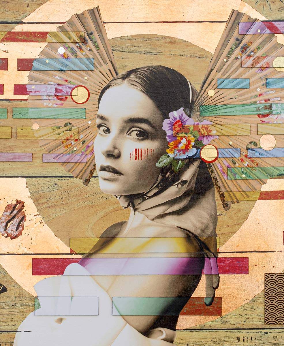 Cola (Copper) - Layered XL - Edition by artist Gareth Tristan Evans - Wyecliffe Galleries